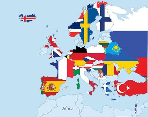 Societies of the European Chapter up to July 2012.